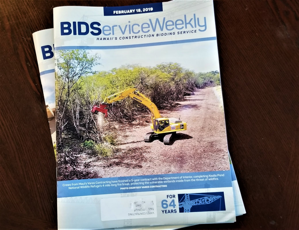 Check Us Out Cover Of Bid Service Weekly Magazine 02 12 2019 